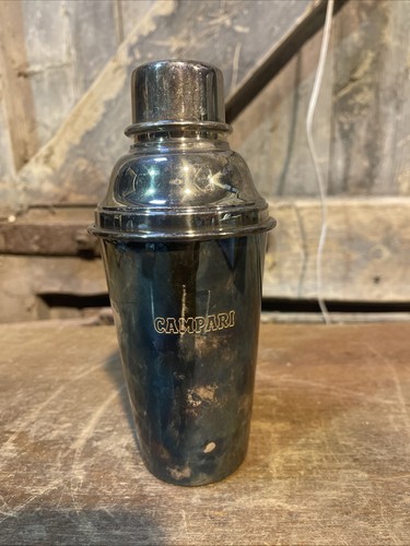 Vintage silver plated campari - silver,