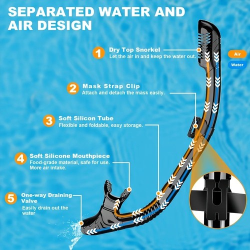 Pro scuba diving snorkel mask - scuba,