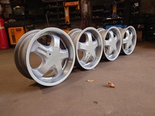 16" X 7" 4x100 Strosek Alloy Wheels Extremely Rare Deep Dish Euro Style
