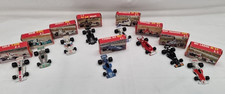 POLISTIL Club 33 job lot of  vintage collectable toy F1 Cars, 9 cars & boxes