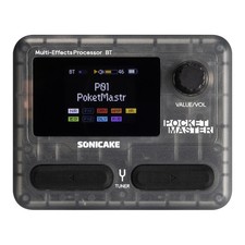 SONICAKE Pocket Master Guitar Modeling IR Cabinets Multi-Effects Pedal BLACK UK