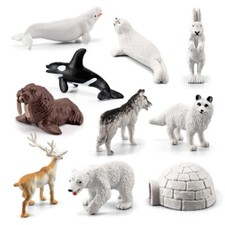 10pcs/1set Realistic Arctic