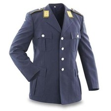 Mens Military Blazer Jacket Vintage Officer Dress Uniform Smart Surplus Coat