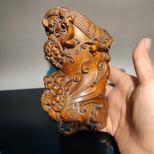 China boxwood wood carving - wood,