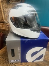 Sparco Club X1 Helmet Size Medium White EX DISPLAY