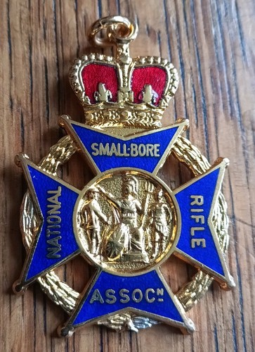 Vintage enamel smallbore rifle - smallbore,