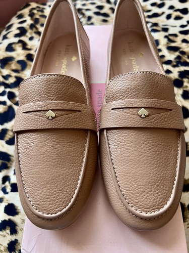 Kate spade tan penny loafers - tan,