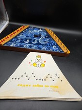 Wooden Zither Lap Harp  15 String Lacquered Hand Painted  Harp with Music sheet