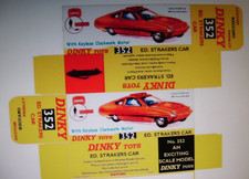 REPRO REPLICA BOX FOR  DINKY ED STRAKERS CAR 352  - LIMITED OFFER