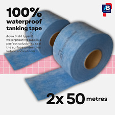 Non-adhesive Waterproof Tanking Tape indoor/outdoor Aqua Build Sealing Band 100m