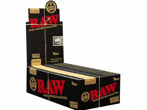 Raw black single wide - raw,