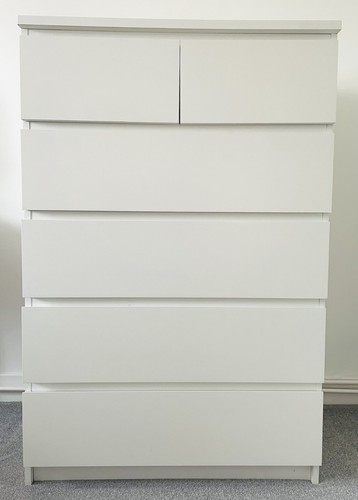 Ikea malm chest 6 drawers - malm,