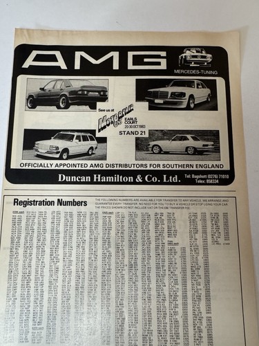 Original 1983 mercedes amg - original,
