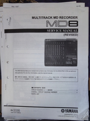 Yamaha md8 multitrack - md8,