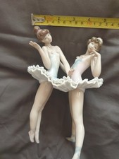 lladro two ballerinas figurine