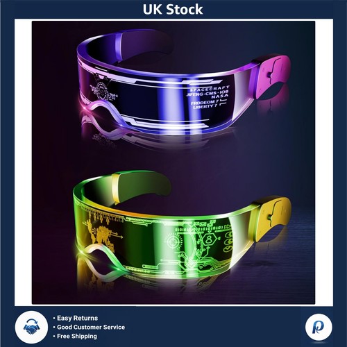 Neon luminous led visor - luminous,