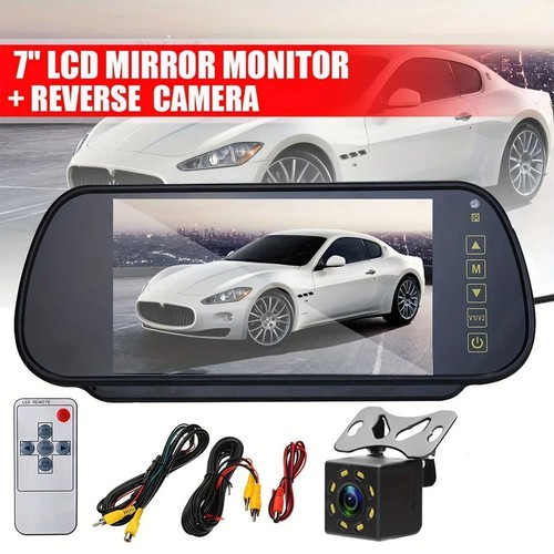 Car rear view mirror lcd - car,