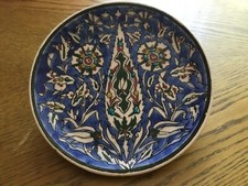 ANTIQUE ISLAMIC TURKISH CERAMIC PLATE