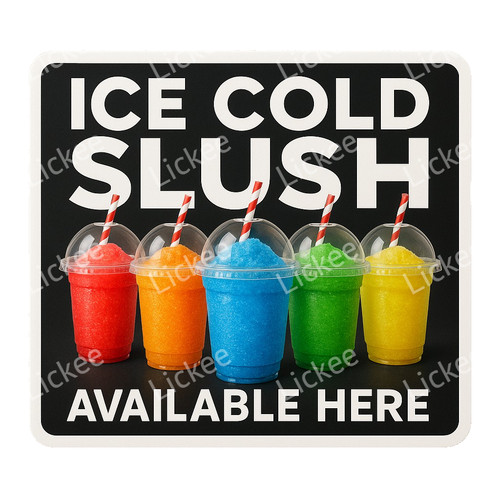 Slush sold here sticker ice - slush, |