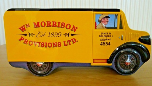 Tin morrisons delivery van - morrisons,