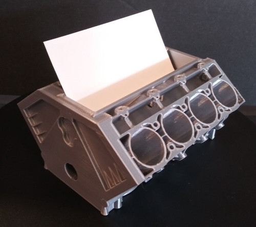 Engine block business card - engine,