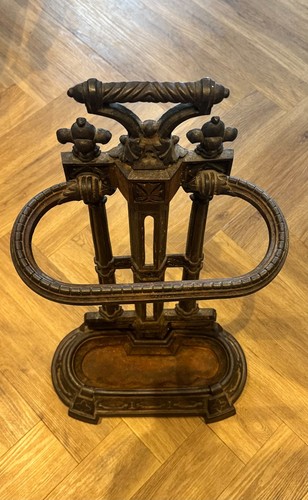 Cast iron walking stick - cast, stand