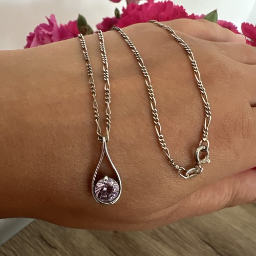 Sterling silver amethyst - sterling,
