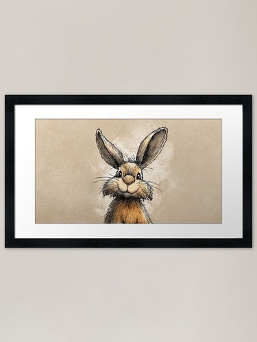 Cute rabbit with big - , and