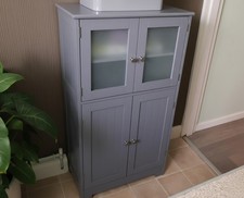 Grey Kitchen Larder Cupboard