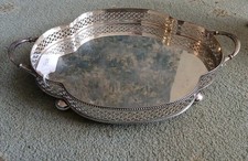Silver Plated EPNS footed Tray