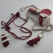 BREYER - SADDLE & BRIDLE SUEDE LEATHER TRADITIONAL 1:9 SCALE HORSE ACCESSORIES 