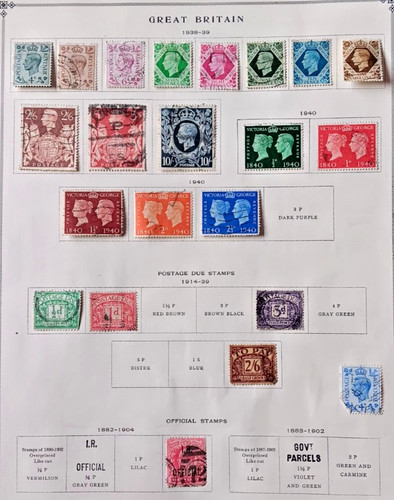 Old stamps from great - old,