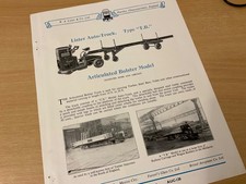 1930’S R A LISTER AUTO-TRUCK