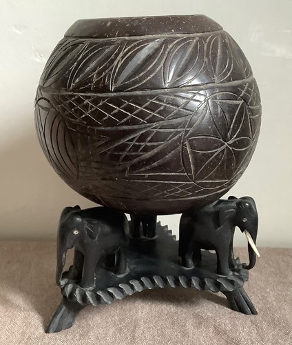 Antique anglo indian carved - ,