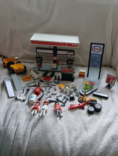 Rare playmobil esso - playmobil, garage