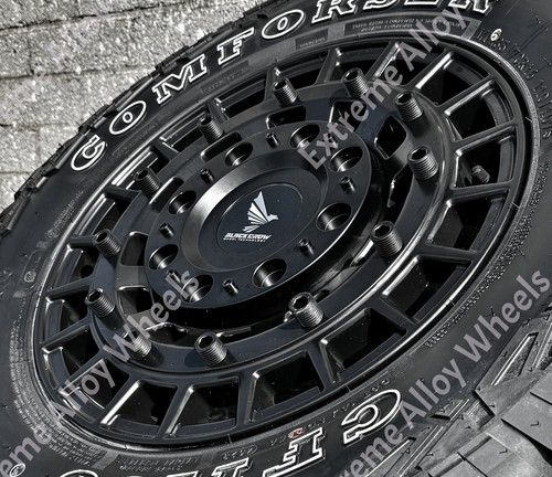 Black at6 alloy wheels - 16",