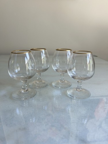 Vintage gold rim - gold, cognac