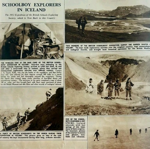 1952 schoolboy explorers - explorers, in