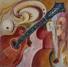 Gibson mandolin unique large - mandolin",