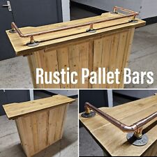 Rustic Wooden Garden Bar/