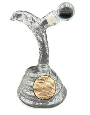 Emperor Napoleon Brandy XO Clear Small EMPTY Bottle-Snake/Cobra Shape 100 ML 5"
