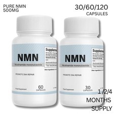 PURE NMN 500mg CAPSULES ENERGY