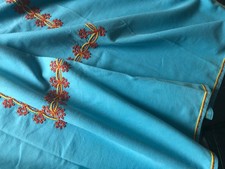 Retro 1960s Blue Turquoise