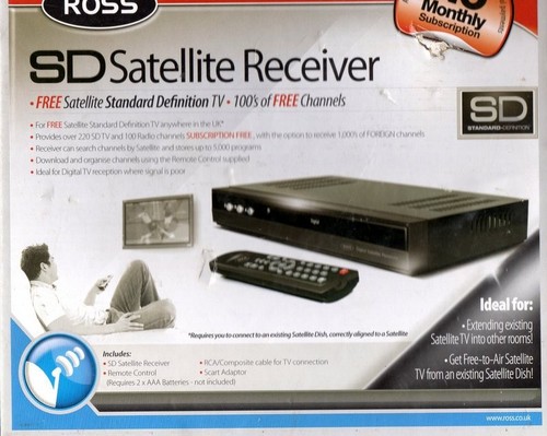 Ross satellite receiver - sd,