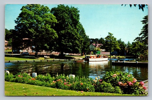Postcard the river - postcard,