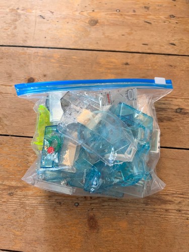 Lego transparent bricks - transparent,