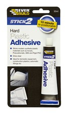 Hard Plastic Glue Clear Strong