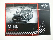 MINI WRC MOTORSPORT LEGEND RALLY ON OFFICIAL PHOTOCARD features 1967 MINI