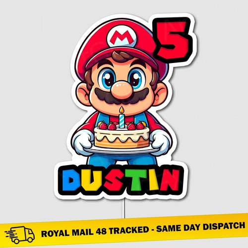 Personalised super mario bros - personalised,