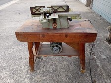 Myford Planer With Motor On Wooden Stand